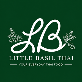 Little Basil Thai official LB and basil logo